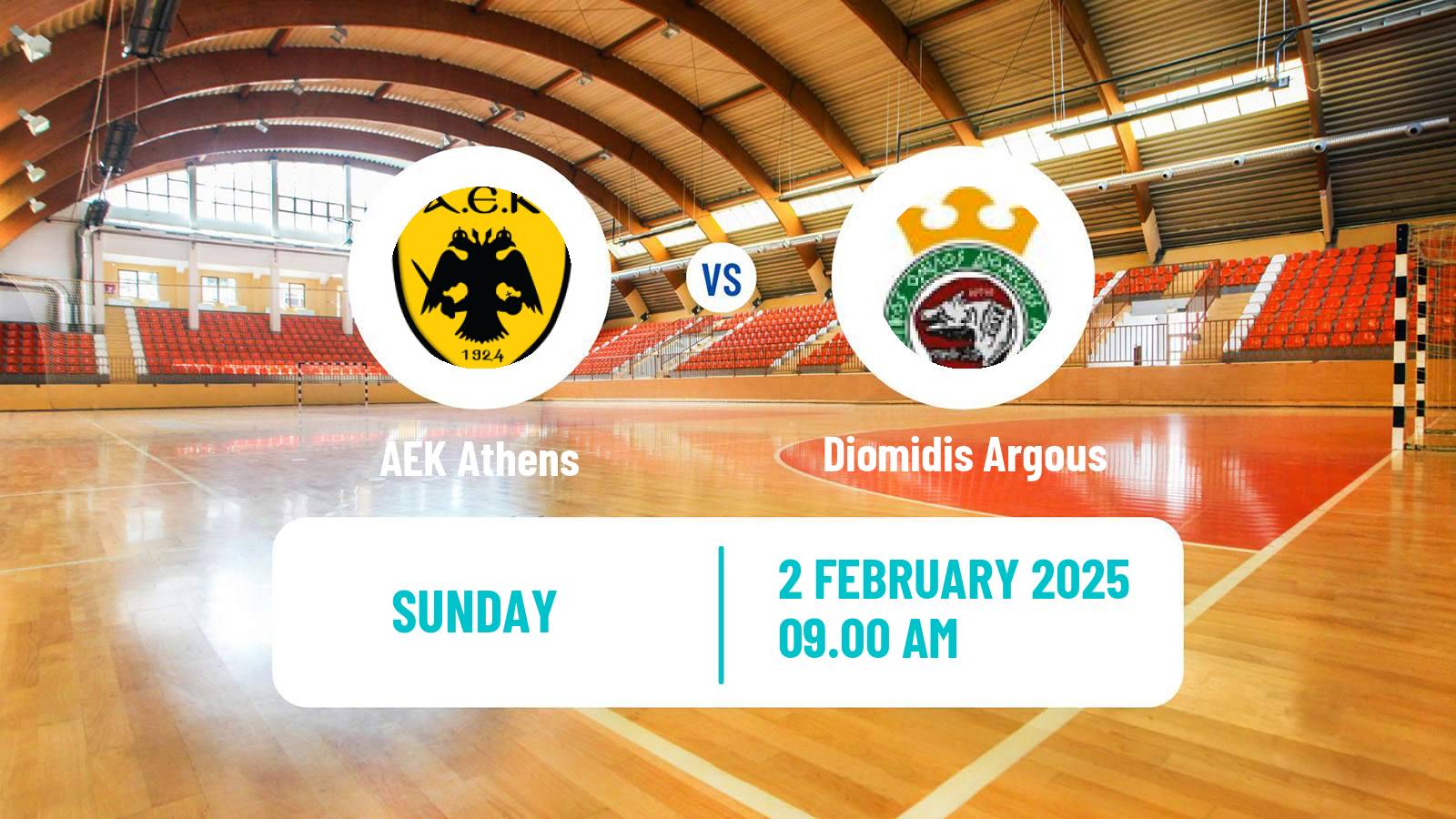 Handball Greek A1 Handball AEK Athens - Diomidis Argous