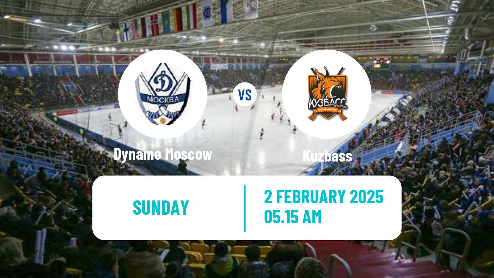 Bandy Russian Super League Bandy Dynamo Moscow - Kuzbass