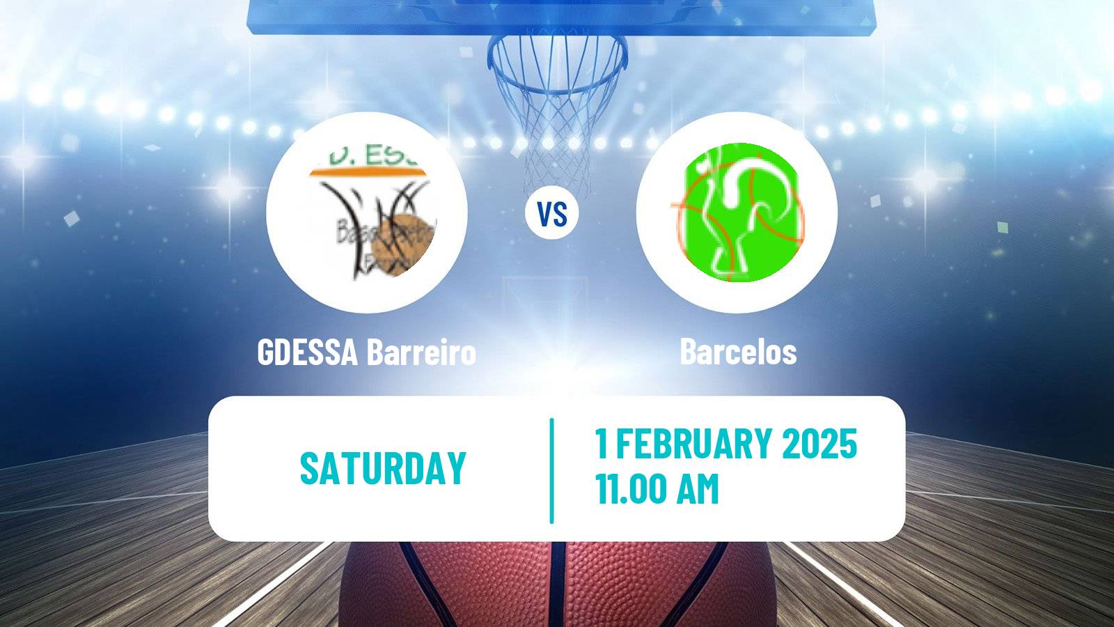 Basketball Portuguese LFB GDESSA Barreiro - Barcelos