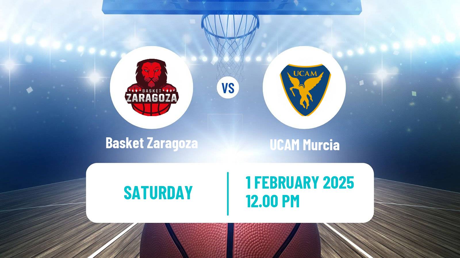 Basketball Spanish ACB League Basket Zaragoza - UCAM Murcia