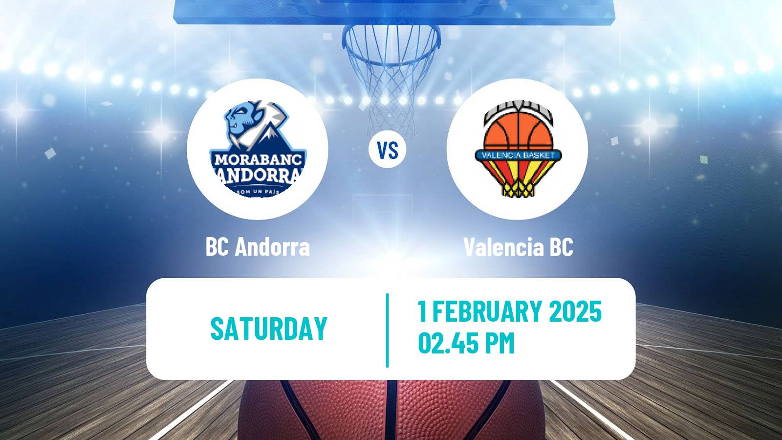 Basketball Spanish ACB League BC Andorra - Valencia