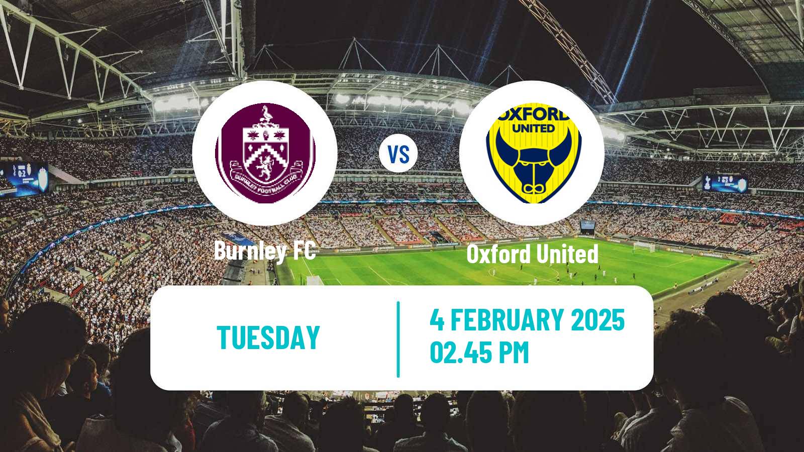 Soccer English League Championship Burnley - Oxford United