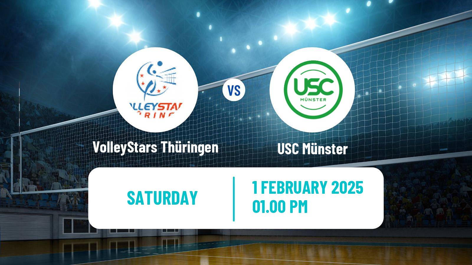 Volleyball German Bundesliga Volleyball Women VolleyStars Thüringen - USC Münster