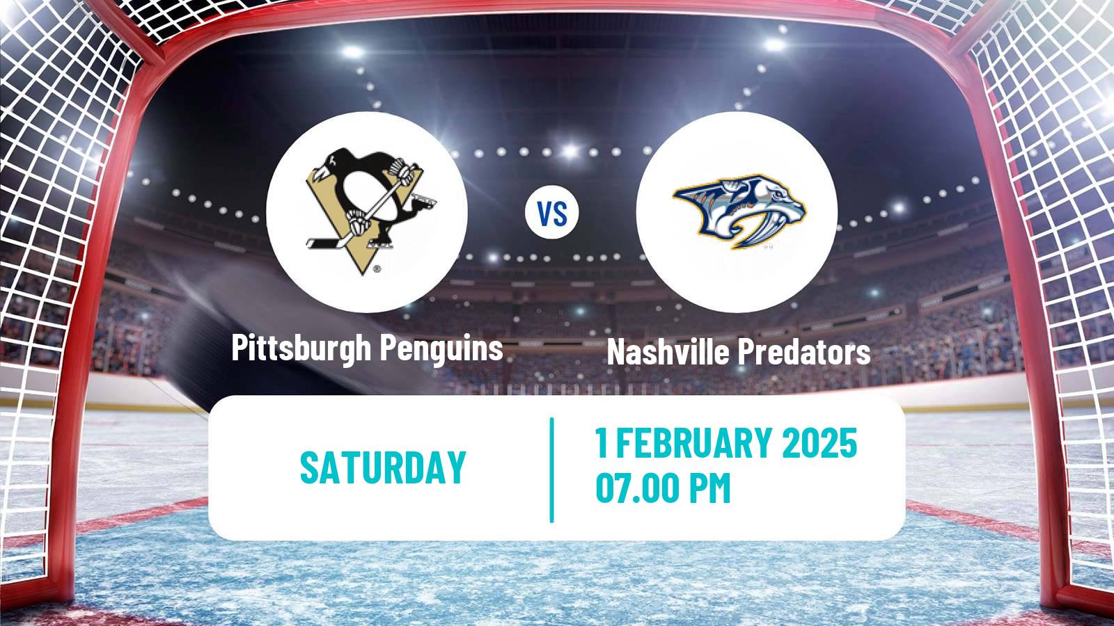 Hockey NHL Pittsburgh Penguins - Nashville Predators