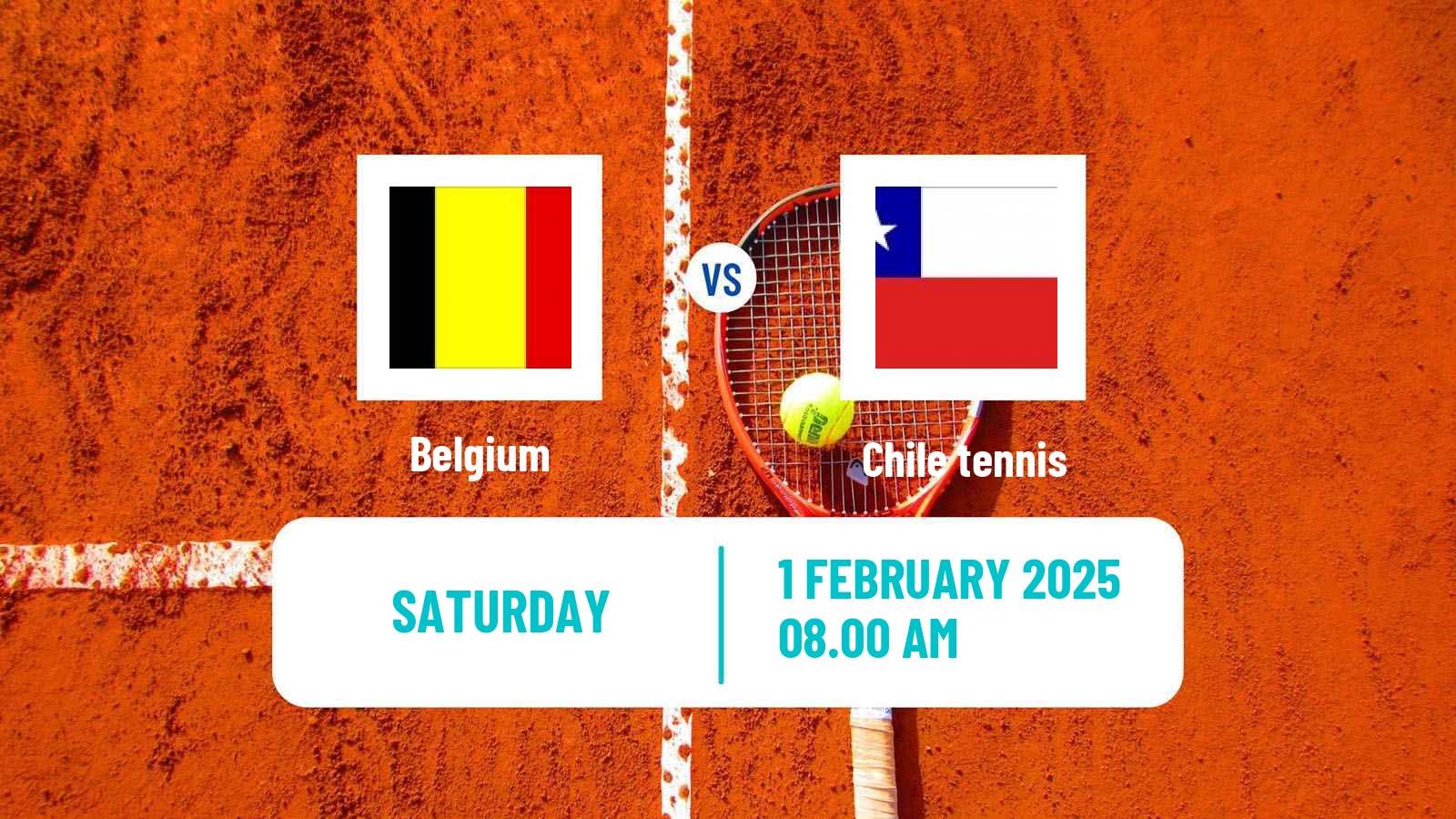 Tennis Davis Cup - World Group Teams Belgium - Chile