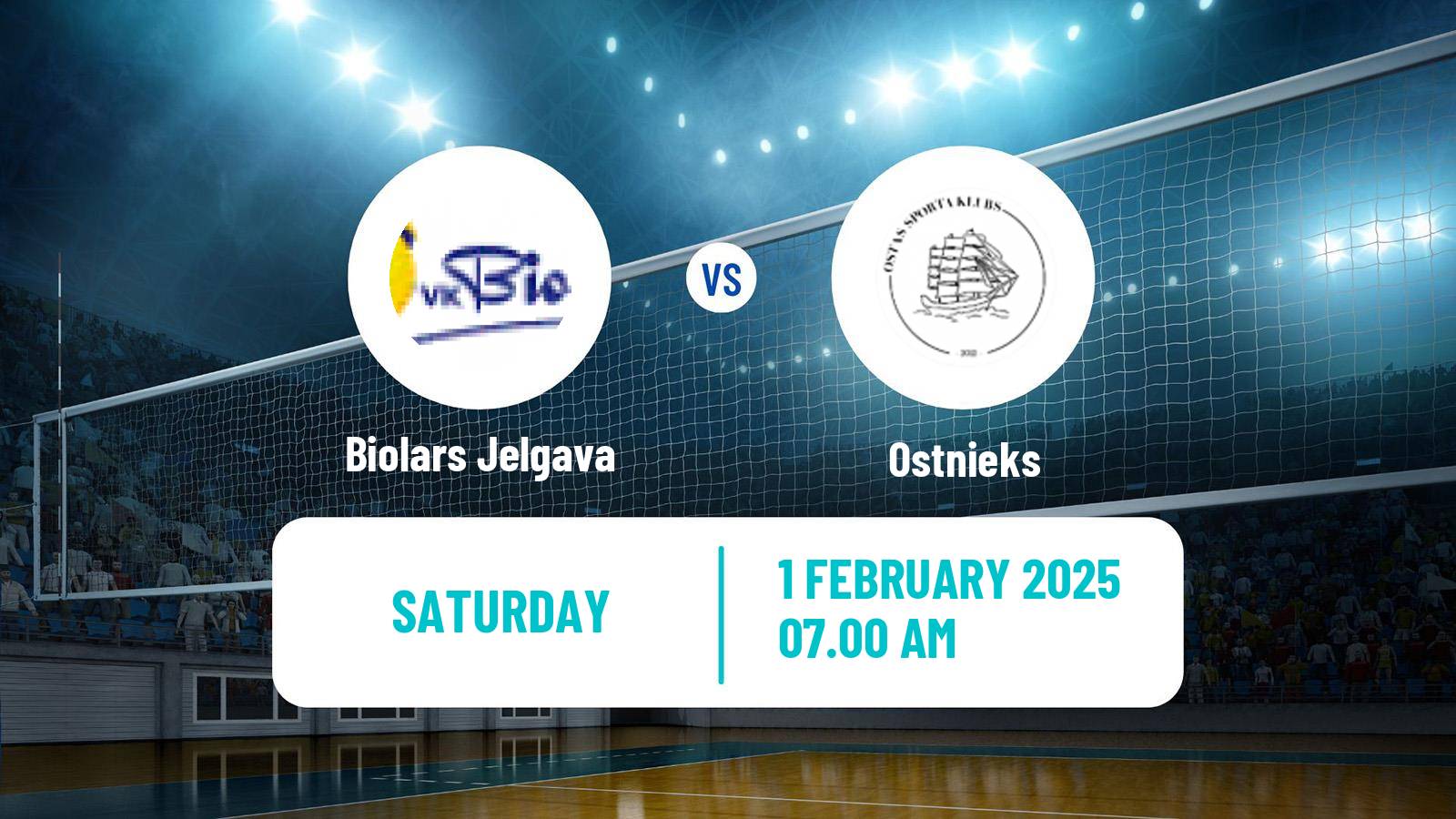 Volleyball Latvian Nacionala Liga Volleyball Biolars Jelgava - Ostnieks