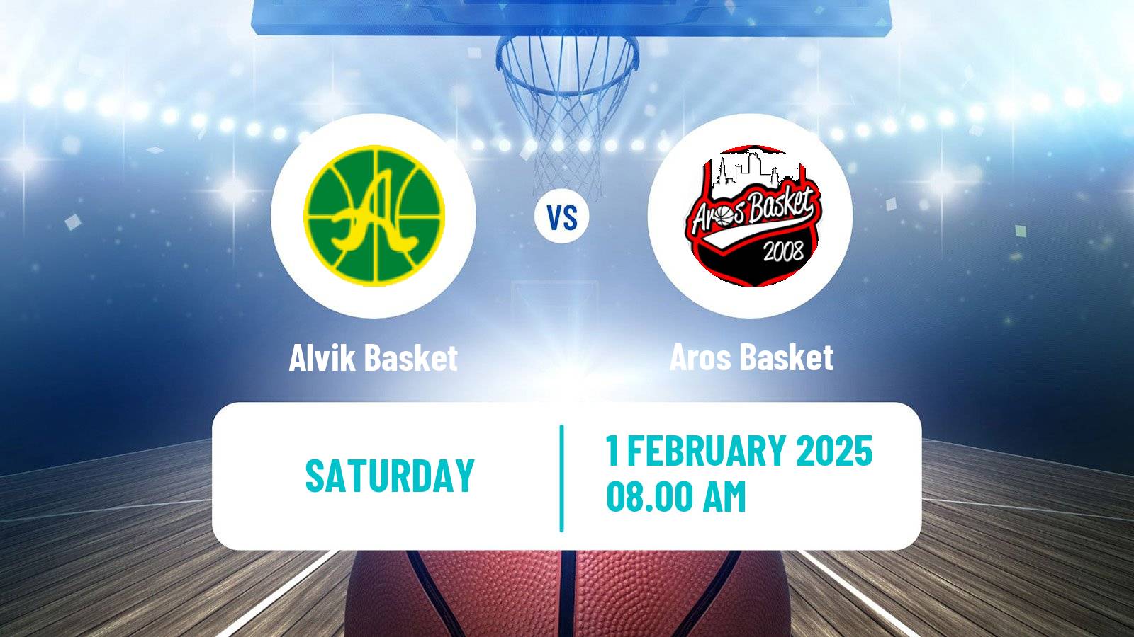 Basketball Swedish Superettan Basketball Alvik - Aros Basket