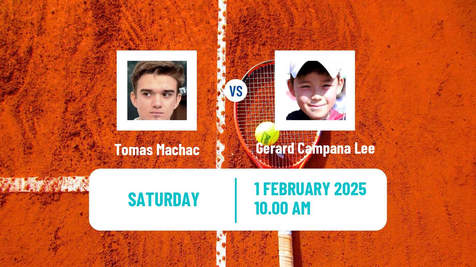 Tennis Davis Cup World Group Tomas Machac - Gerard Campana Lee