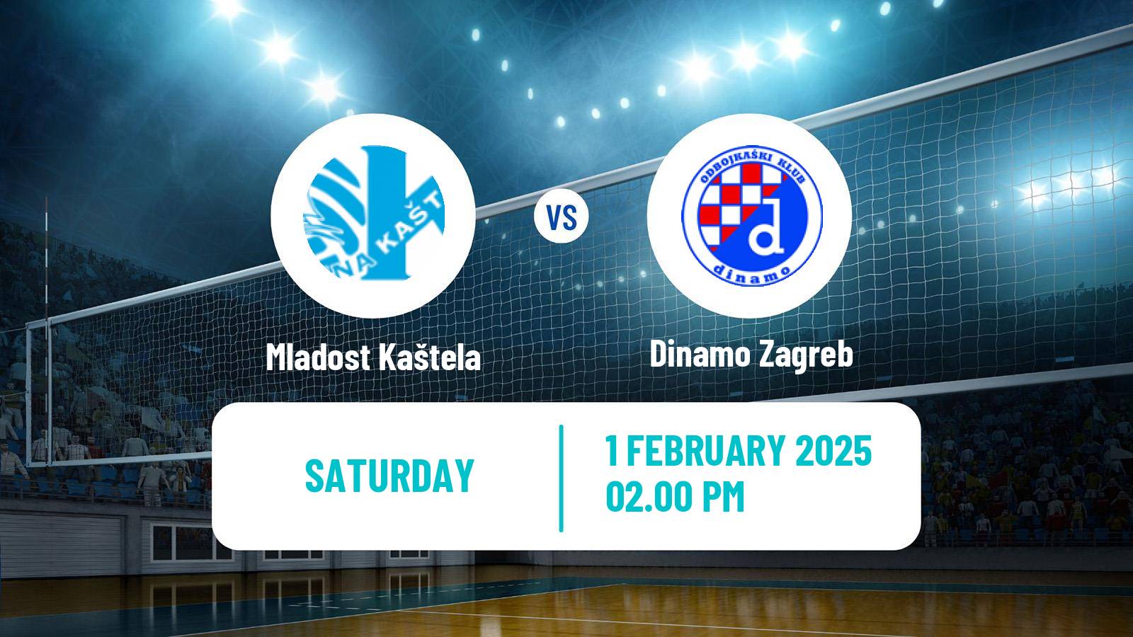 Volleyball Croatian Superliga Volleyball Women Mladost Kaštela - Dinamo Zagreb