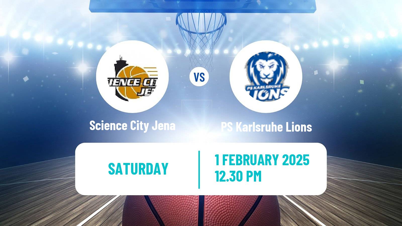 Basketball German Pro A Basketball Science City Jena - PS Karlsruhe Lions