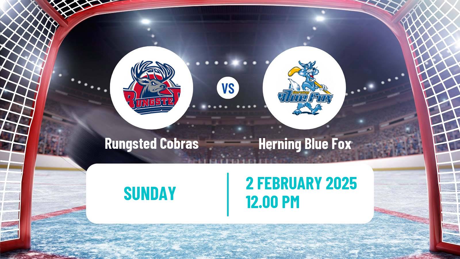 Hockey Danish Ishockey Ligaen Rungsted Cobras - Herning Blue Fox