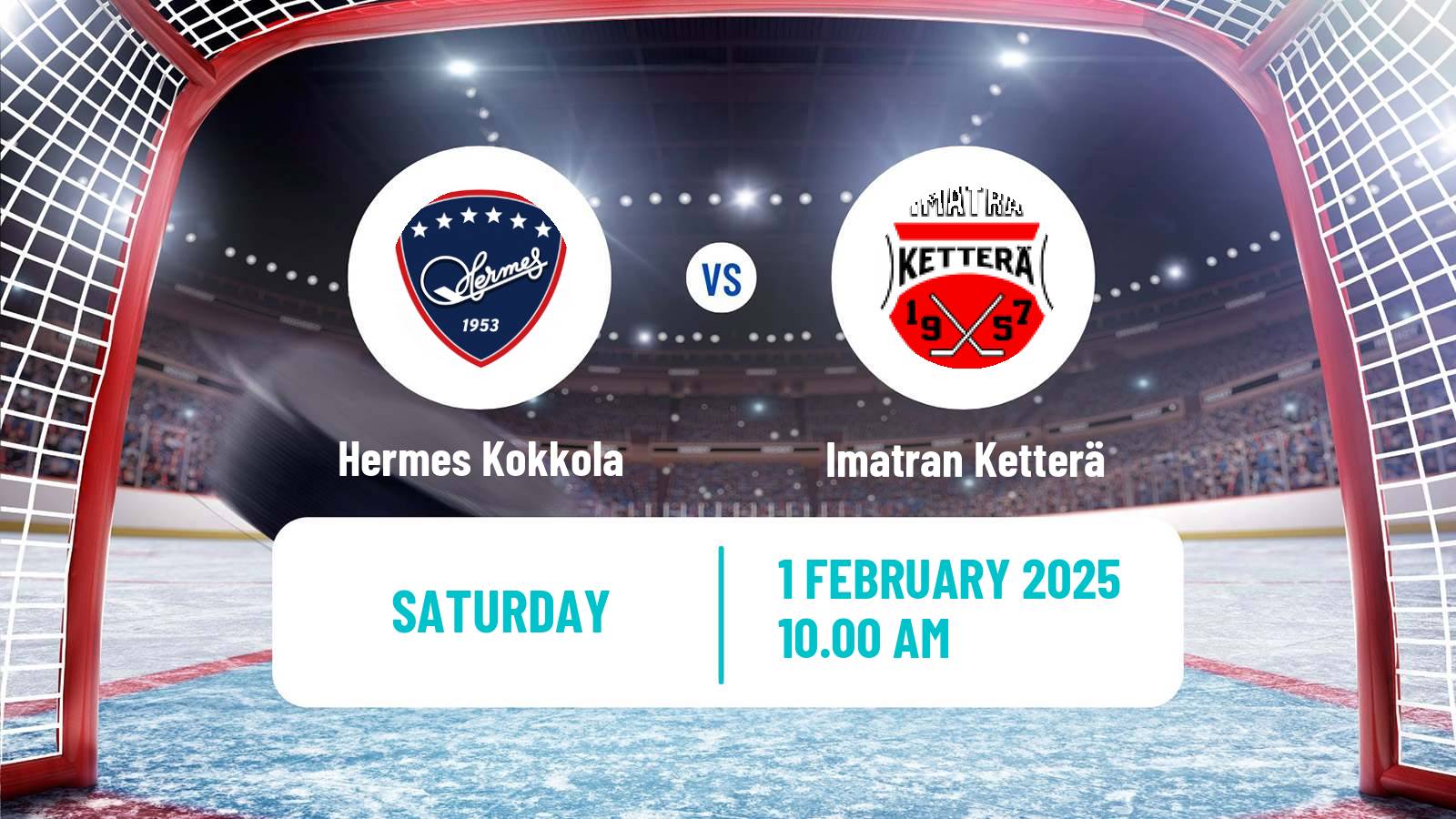 Hockey Finnish Mestis Hermes Kokkola - Imatran Ketterä