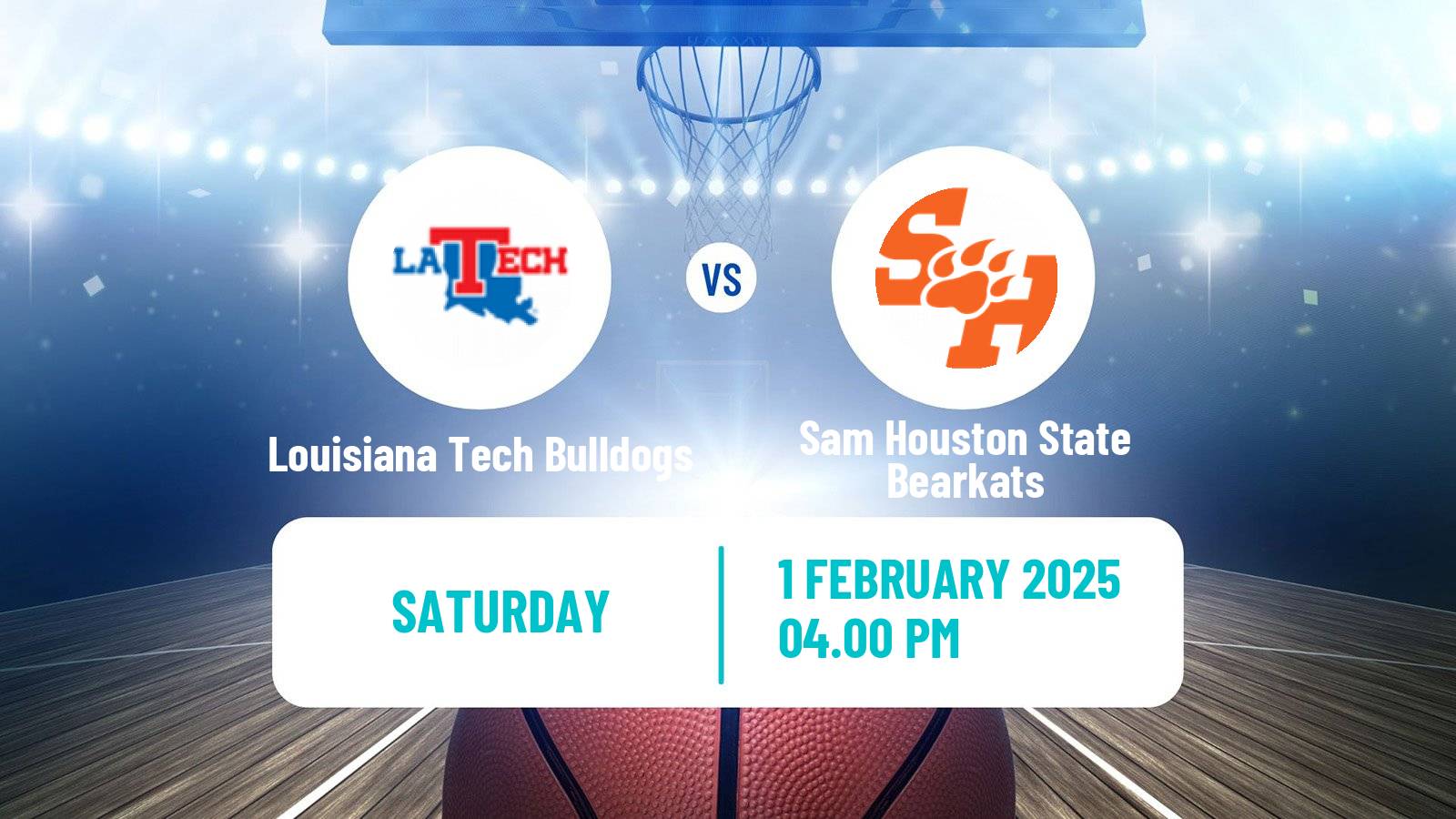 Basketball NCAA College Basketball Louisiana Tech Bulldogs - Sam Houston State Bearkats