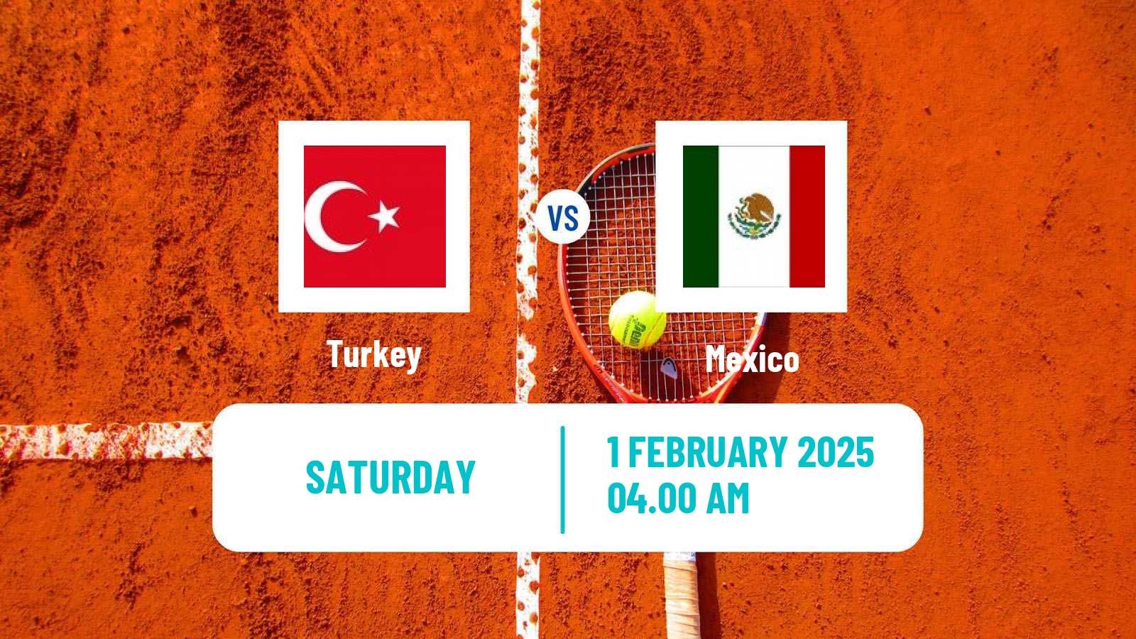 Tennis Davis Cup World Group I Teams Turkey - Mexico