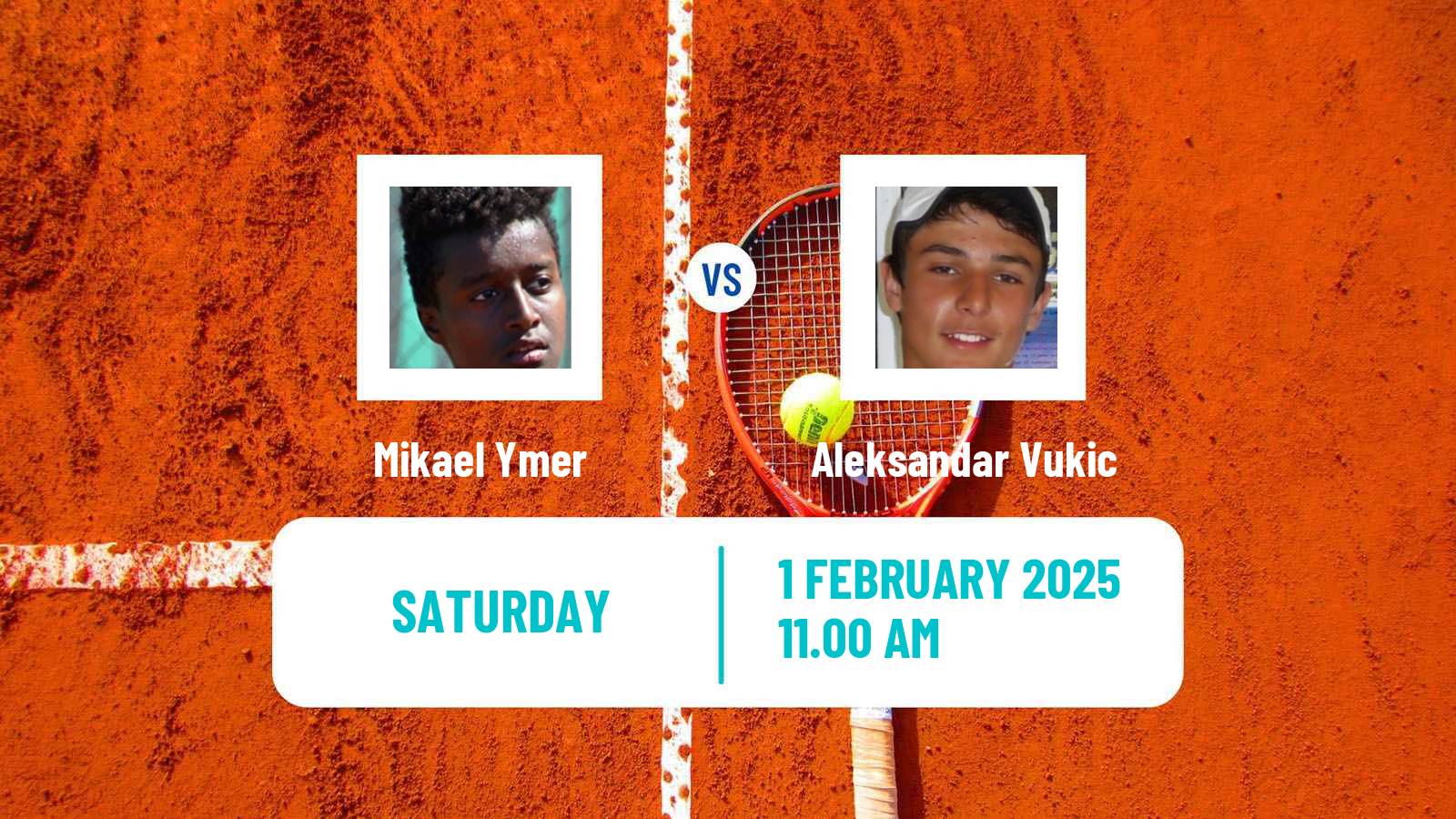 Tennis Davis Cup World Group Mikael Ymer - Aleksandar Vukic