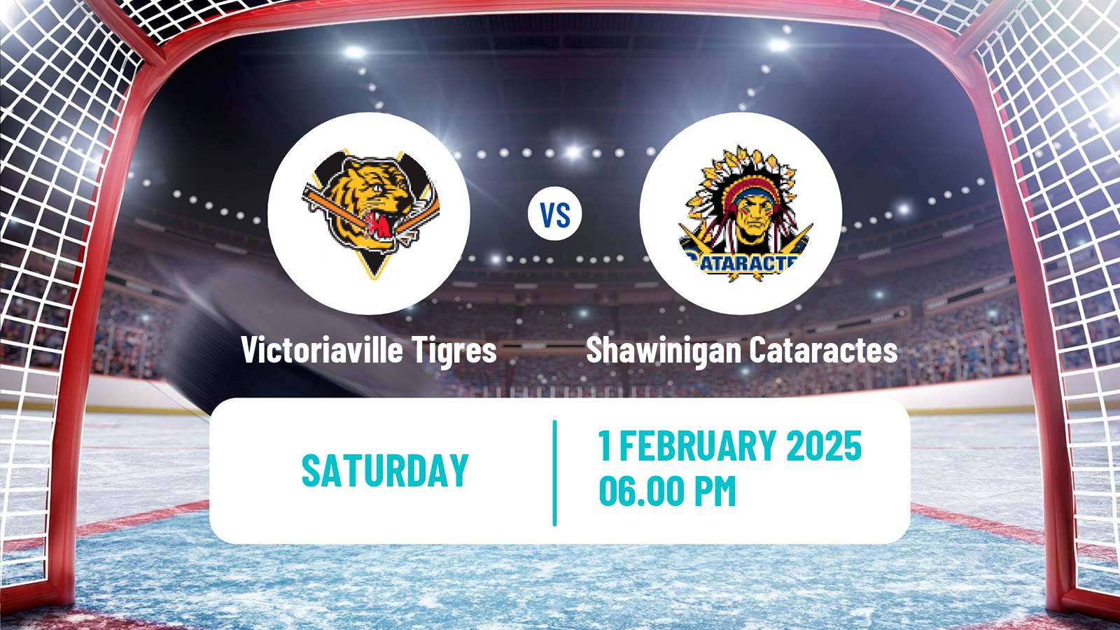 Hockey QMJHL Victoriaville Tigres - Shawinigan Cataractes