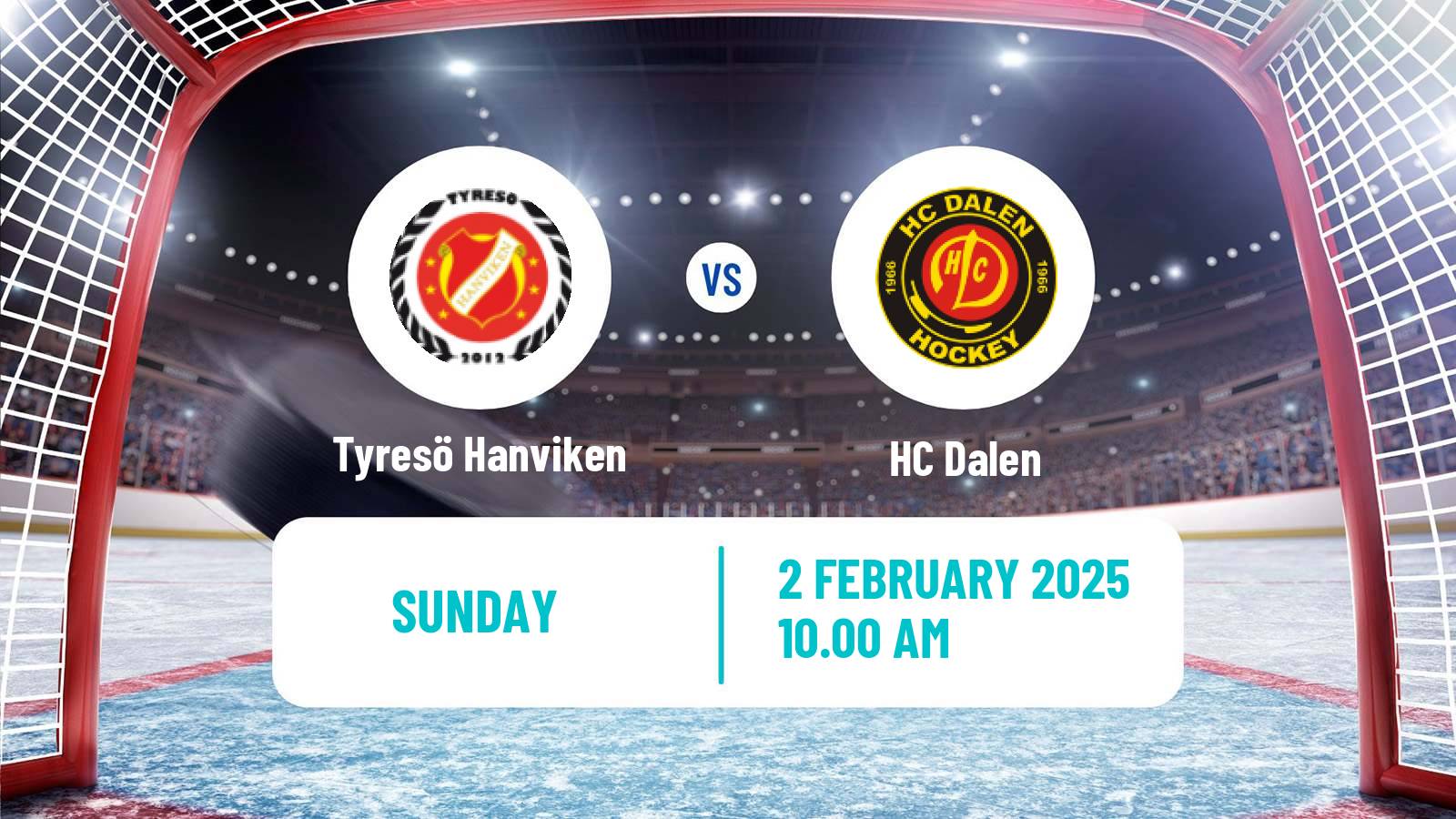 Hockey Swedish Hockey AllEttan Södra Tyresö Hanviken - Dalen