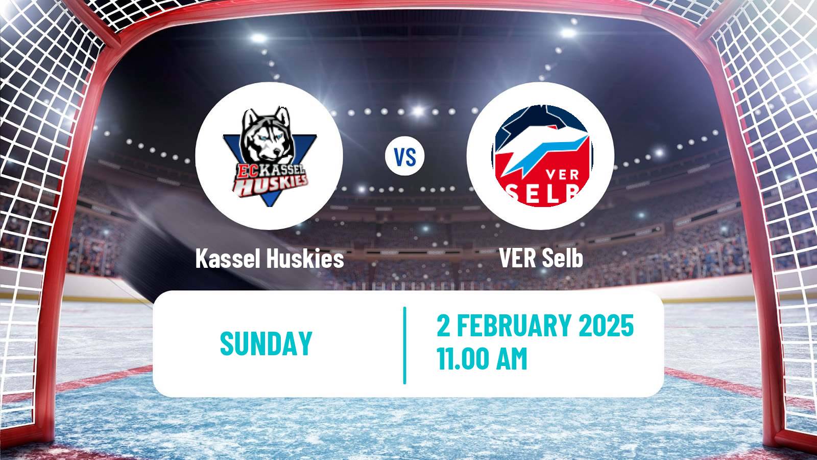 Hockey German DEL2 Kassel Huskies - VER Selb