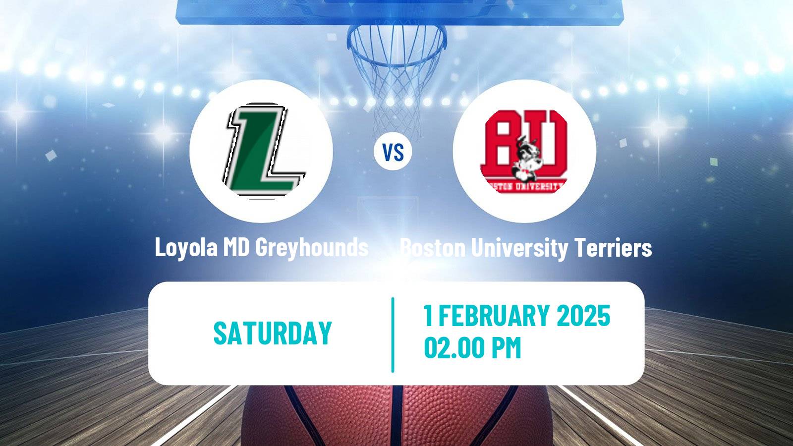 Basketball NCAA College Basketball Loyola MD Greyhounds - Boston University Terriers