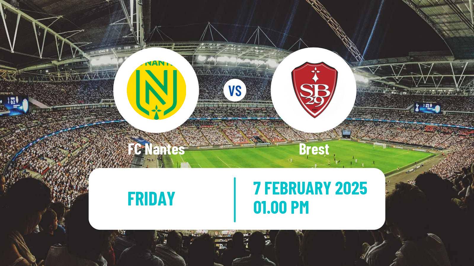 Soccer French Ligue 1 Nantes - Brest