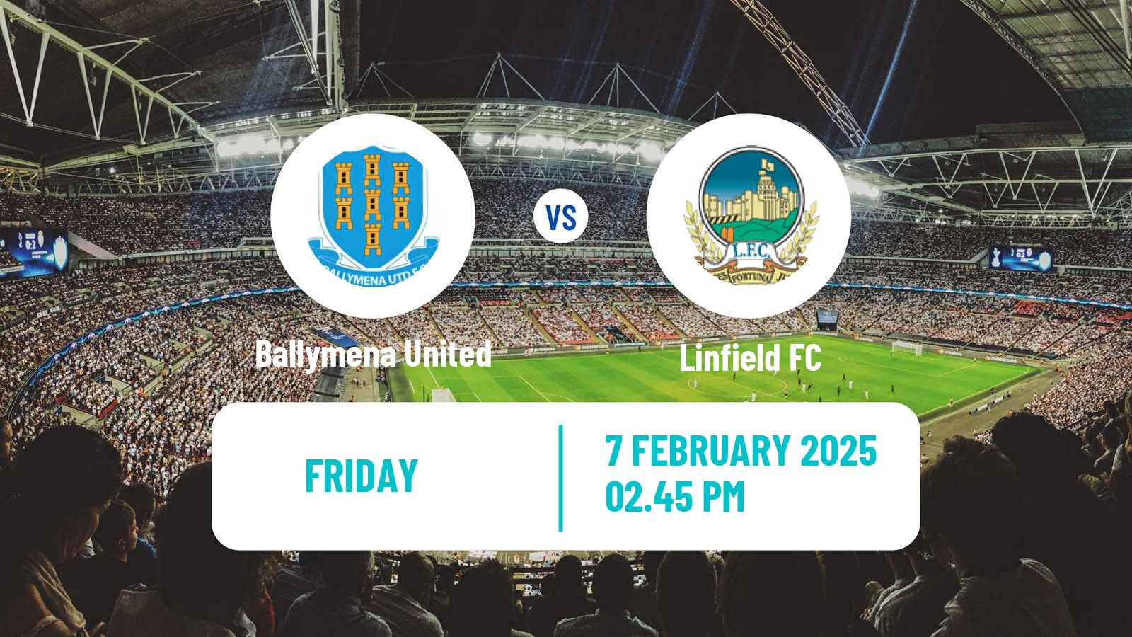 Soccer Northern Irish Premiership Ballymena United - Linfield