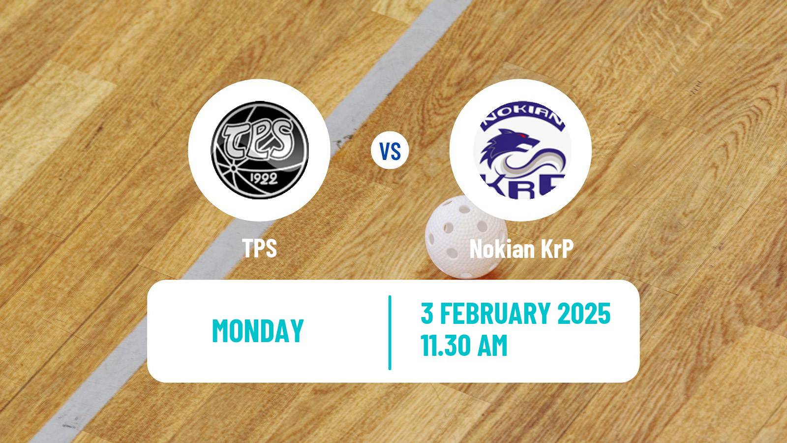 Floorball Finnish F-Liiga TPS - Nokian KrP