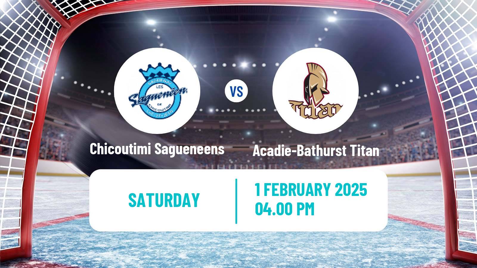 Hockey QMJHL Chicoutimi Sagueneens - Acadie-Bathurst Titan