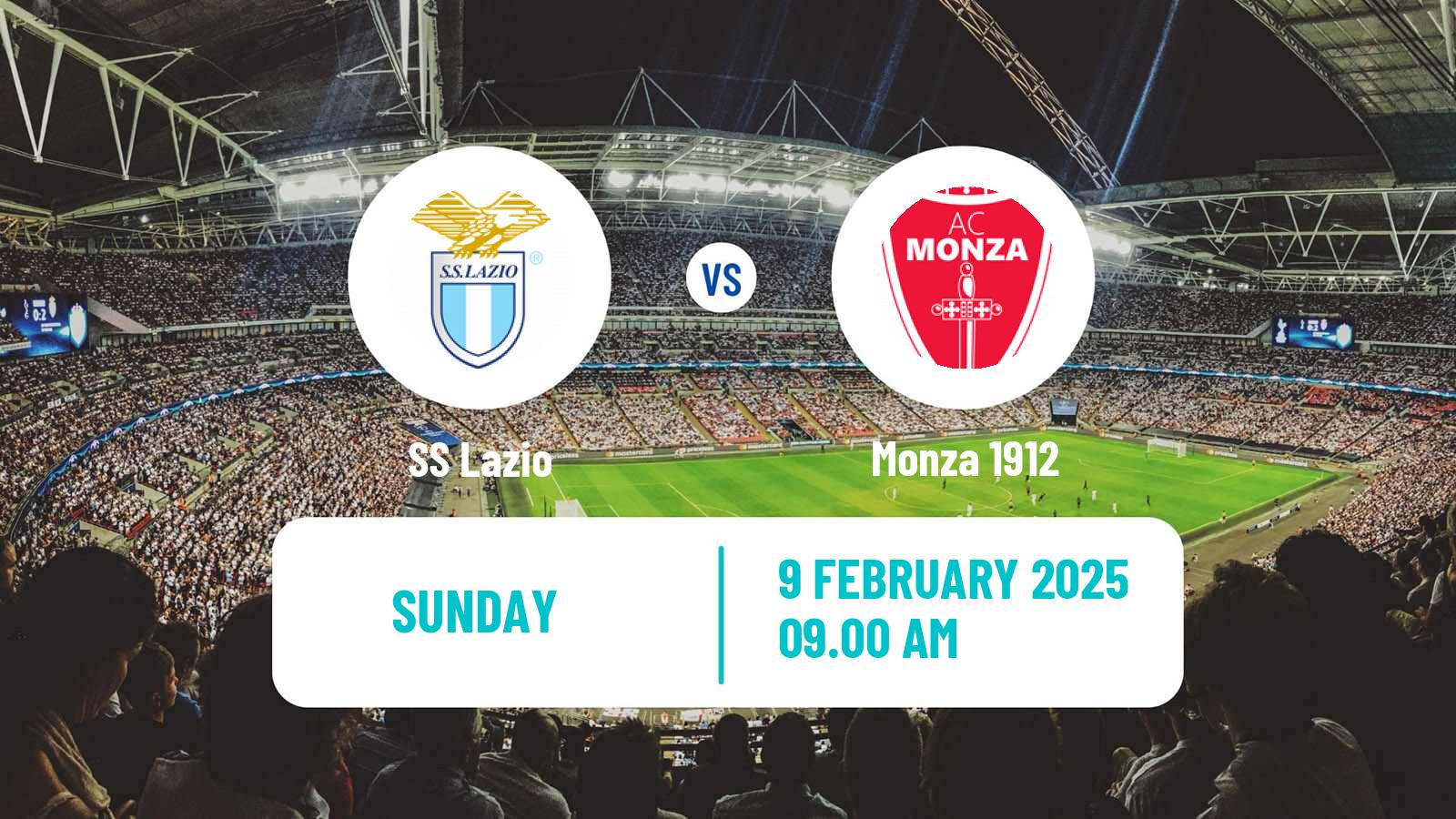 Soccer Italian Serie A Lazio - Monza