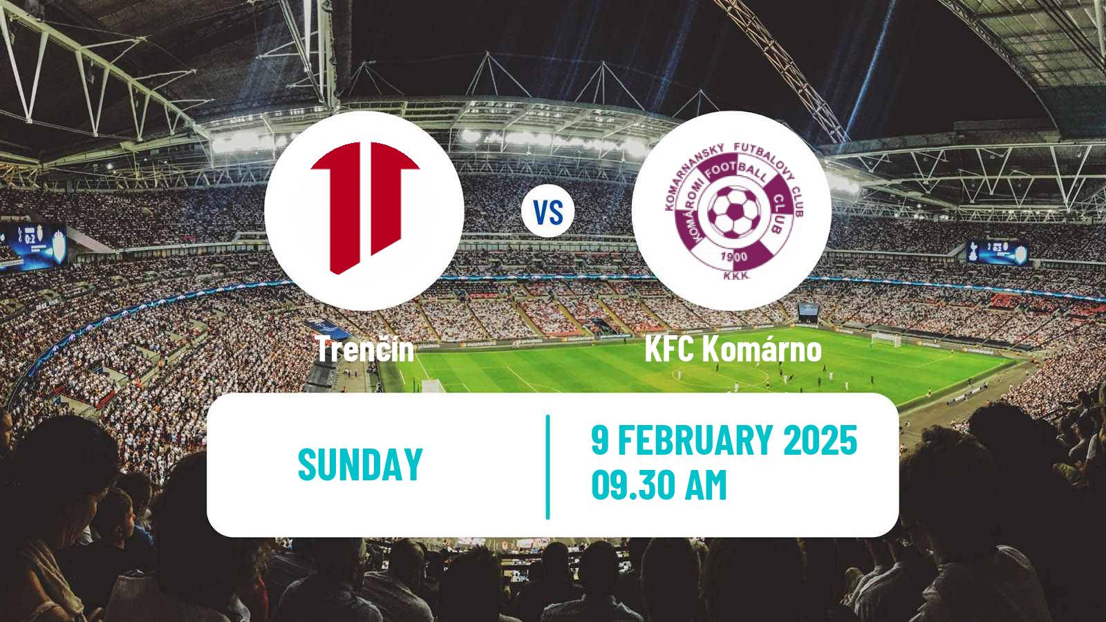 Soccer Slovak Superliga Trenčín - Komárno