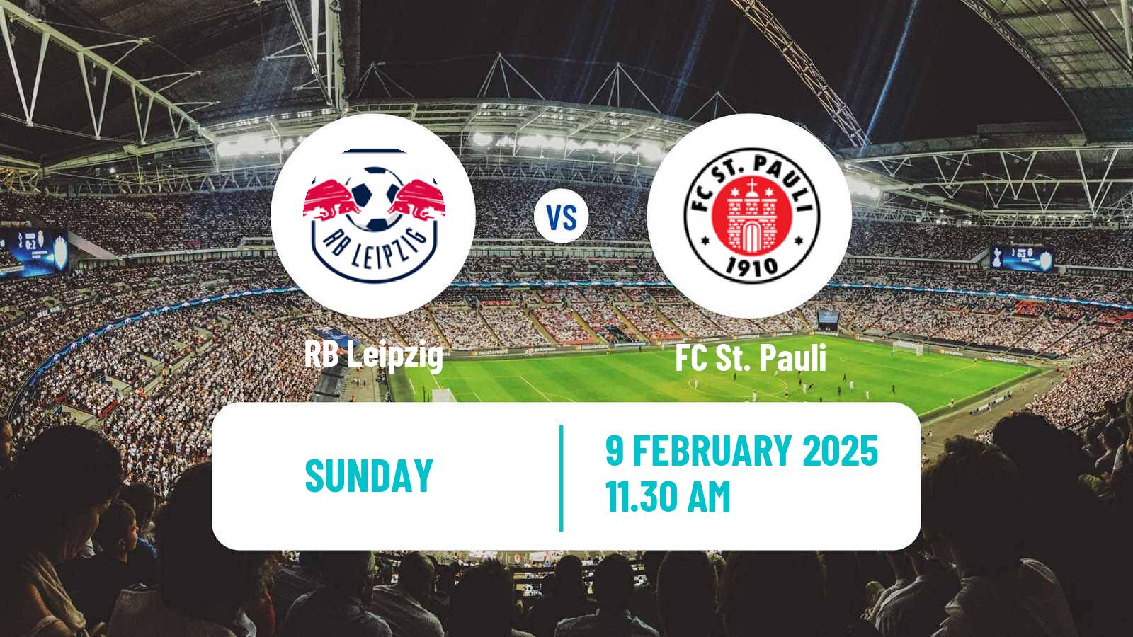 Soccer German Bundesliga RB Leipzig - St. Pauli