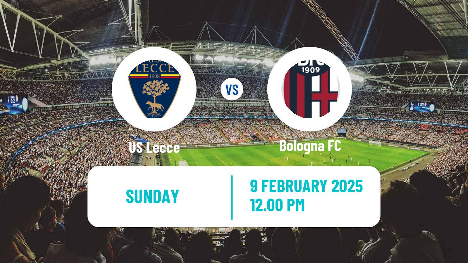 Soccer Italian Serie A Lecce - Bologna