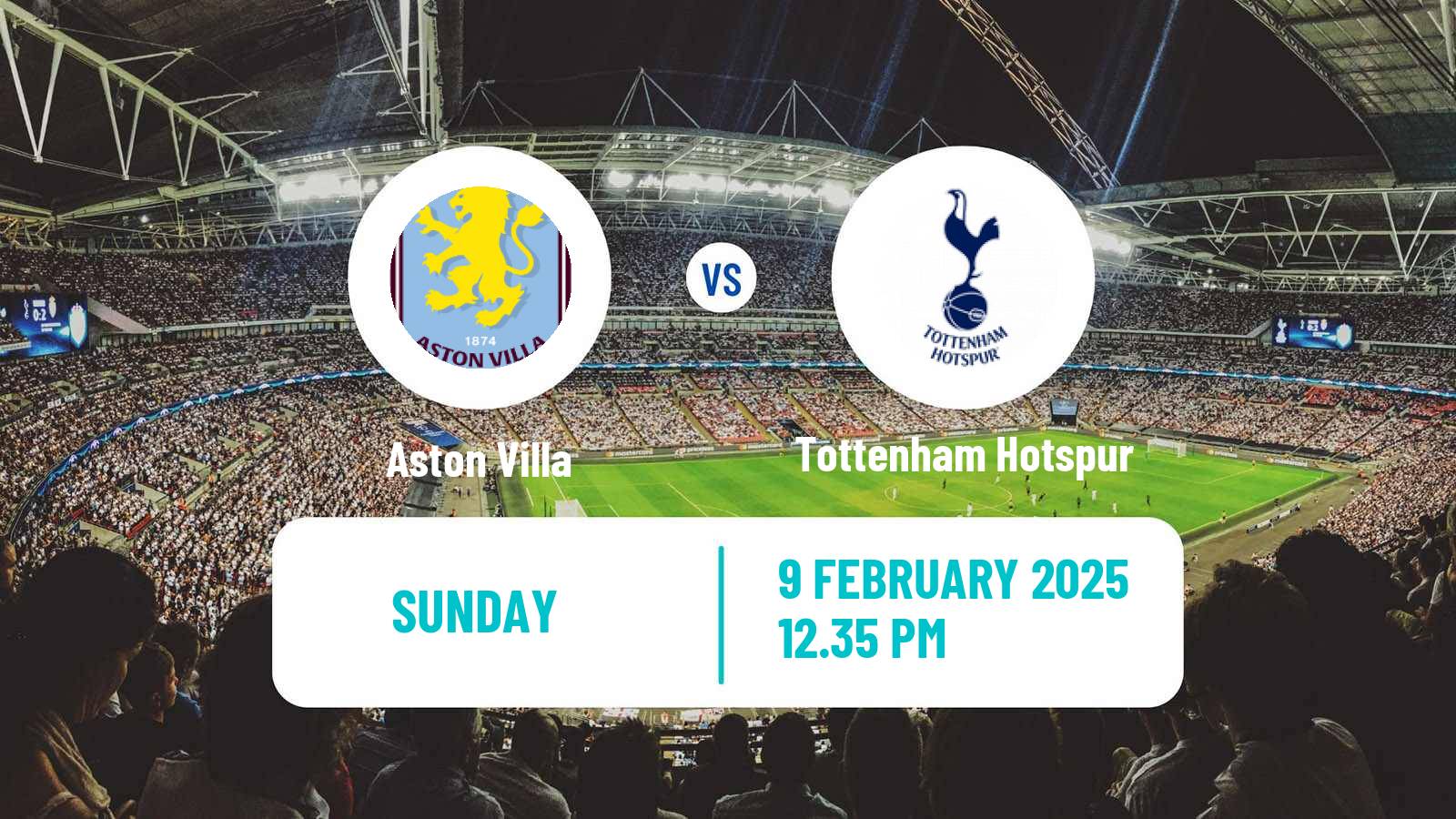 Soccer English FA Cup Aston Villa - Tottenham Hotspur