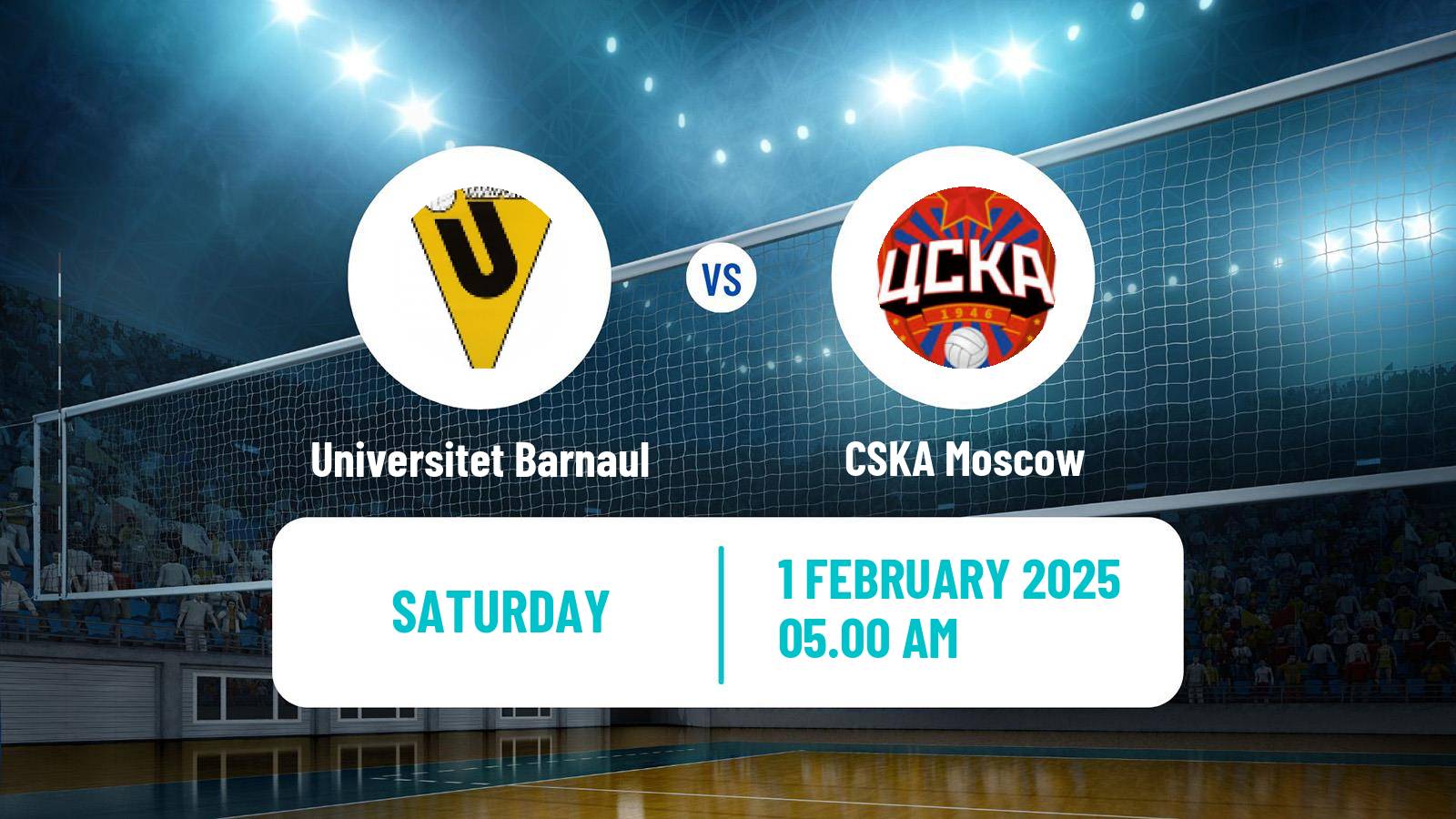 Volleyball Russian Vysshaya League A Volleyball Universitet Barnaul - CSKA Moscow