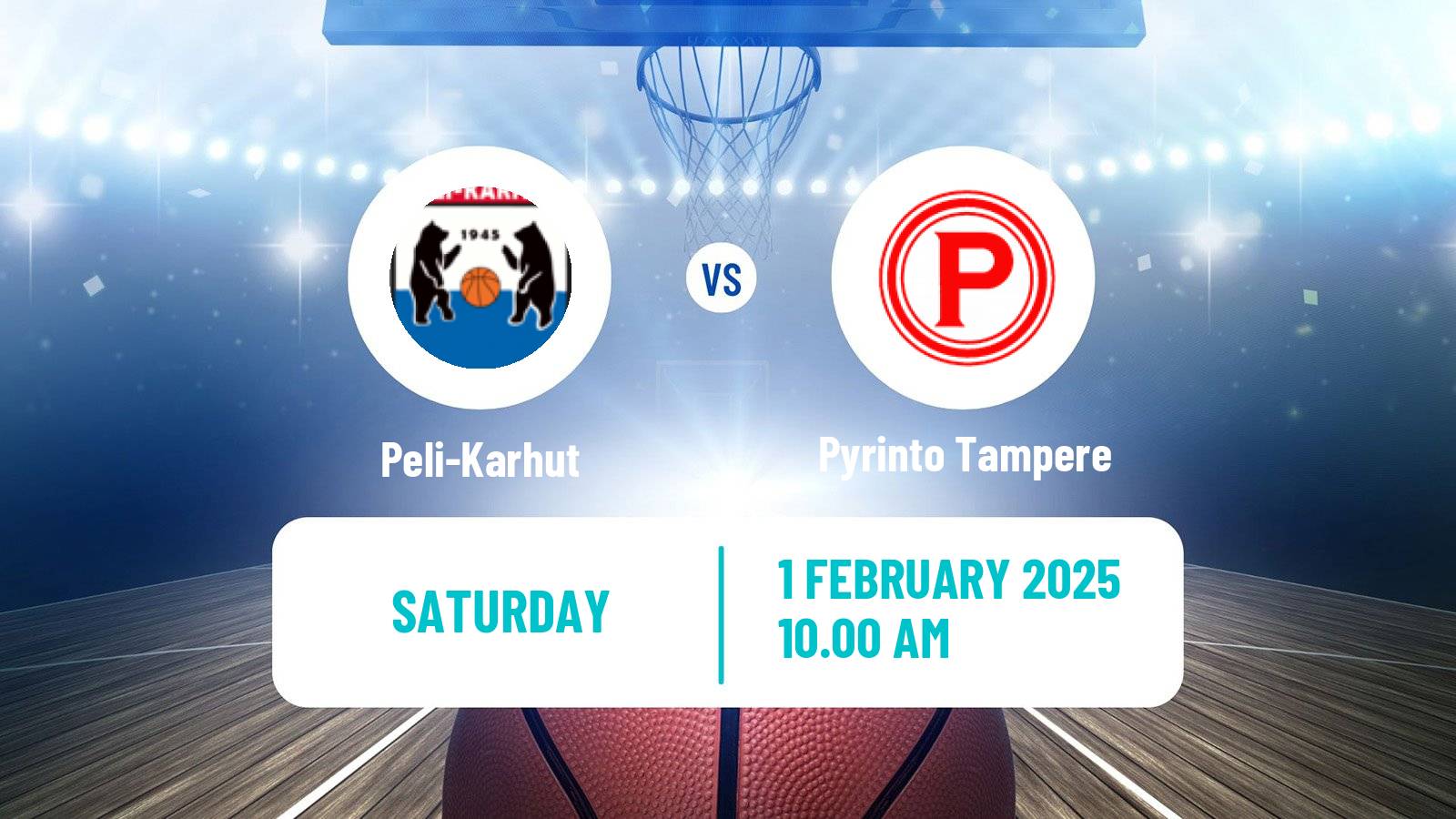 Basketball Finnish Korisliiga Women Peli-Karhut - Pyrinto Tampere