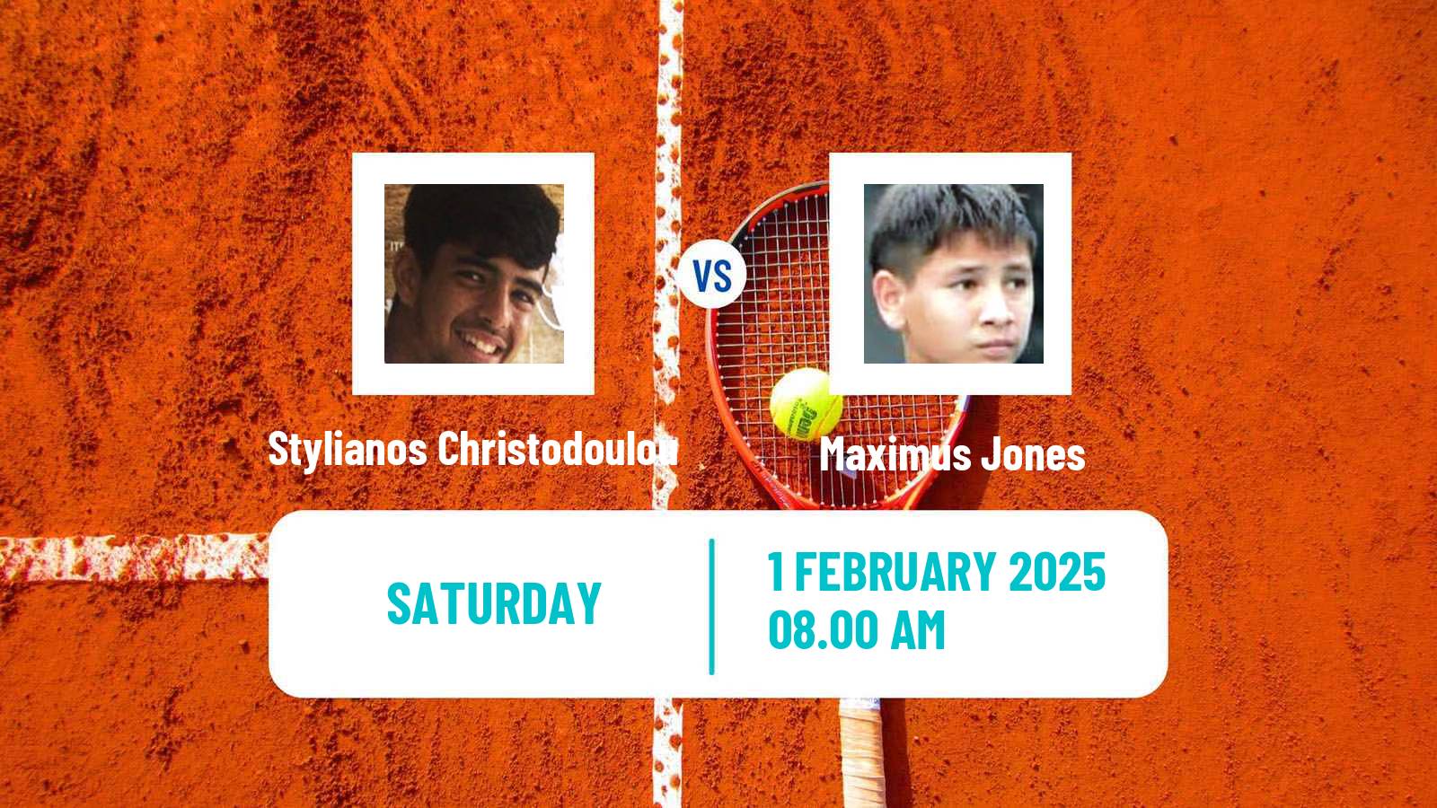 Tennis Davis Cup World Group II Stylianos Christodoulou - Maximus Jones