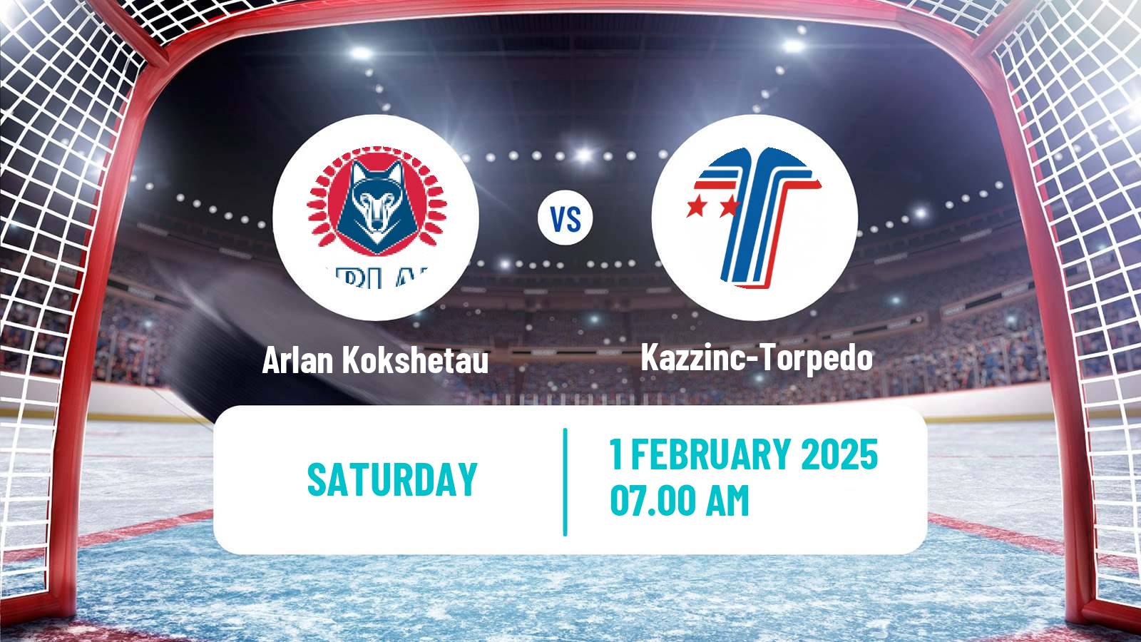 Hockey Kazakh Ice Hockey Championship Arlan Kokshetau - Kazzinc-Torpedo