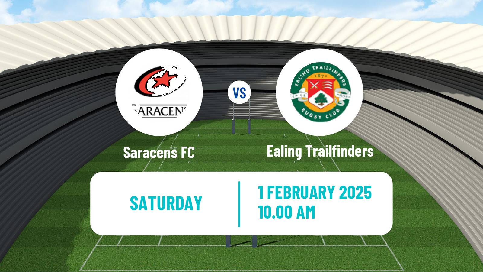 Rugby union English Premiership Rugby Cup Saracens - Ealing Trailfinders