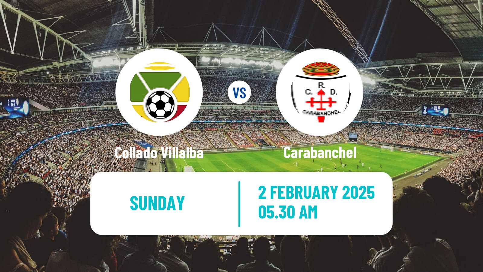 Soccer Spanish Tercera RFEF - Group 7 Collado Villalba - Carabanchel