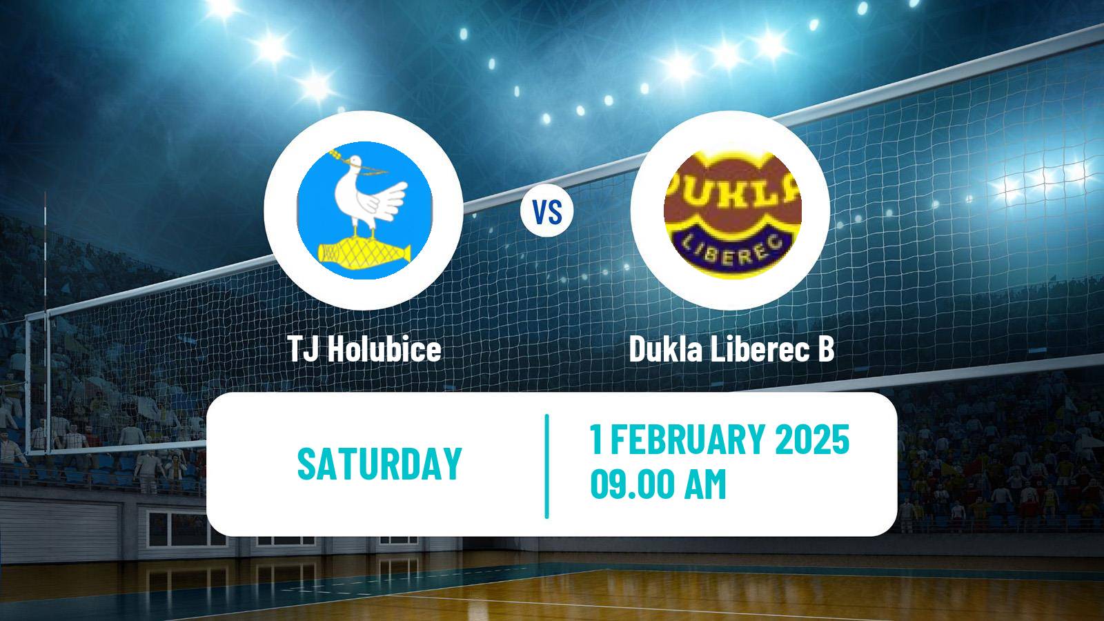 Volleyball Czech 1 Liga Volleyball Holubice - Dukla Liberec B