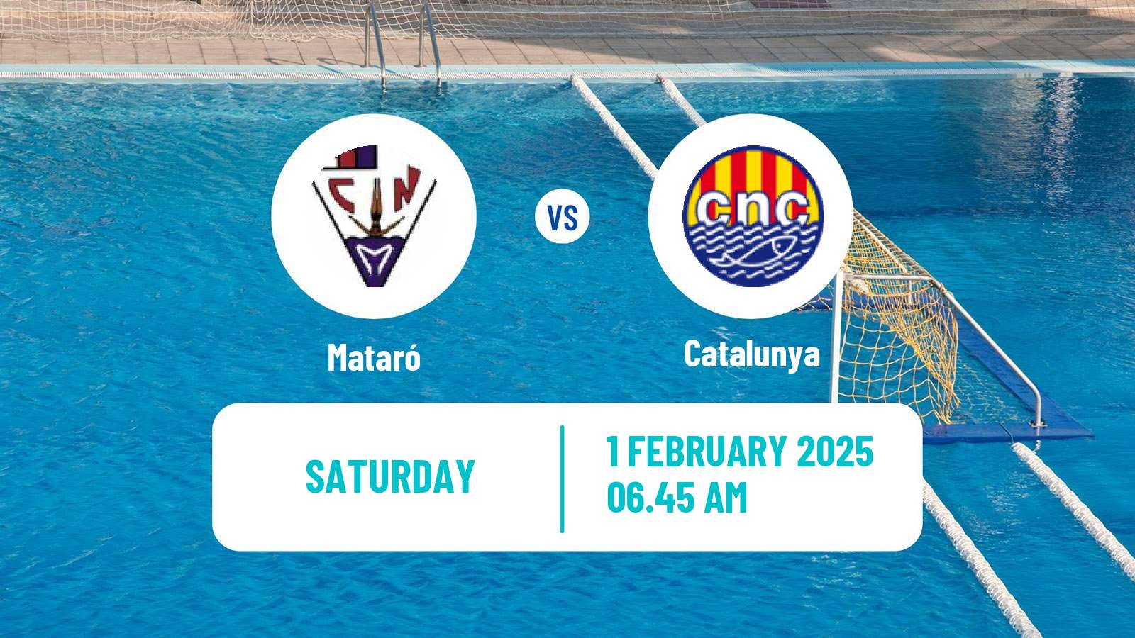 Water polo Spanish Liga Premaat Women Mataró - Catalunya