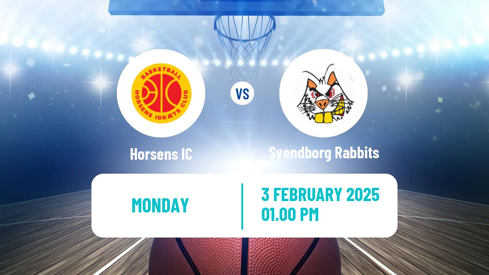 Basketball Danish Basketligaen Horsens - Svendborg Rabbits