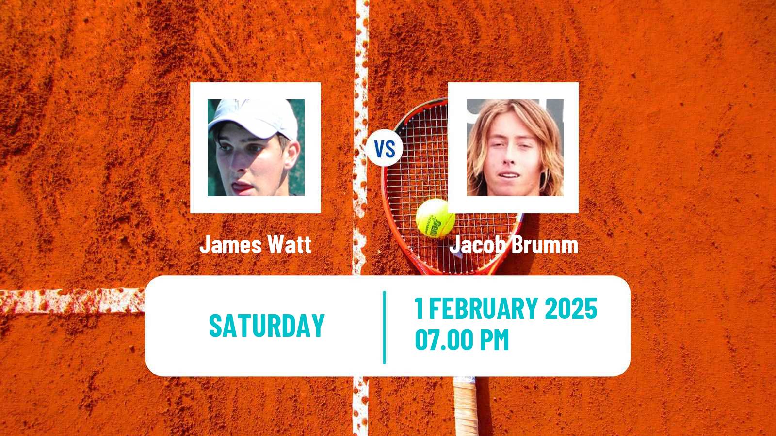 Tennis Brisbane 2 Challenger Men James Watt - Jacob Brumm