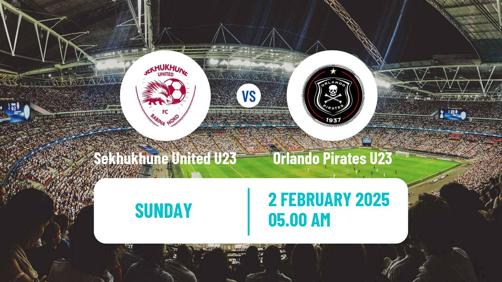 Soccer South African Diski Challenge Sekhukhune United U23 - Orlando Pirates U23