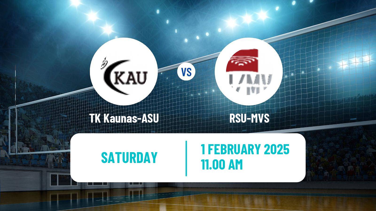 Volleyball Baltic League Volleyball Women TK Kaunas-ASU - RSU-MVS