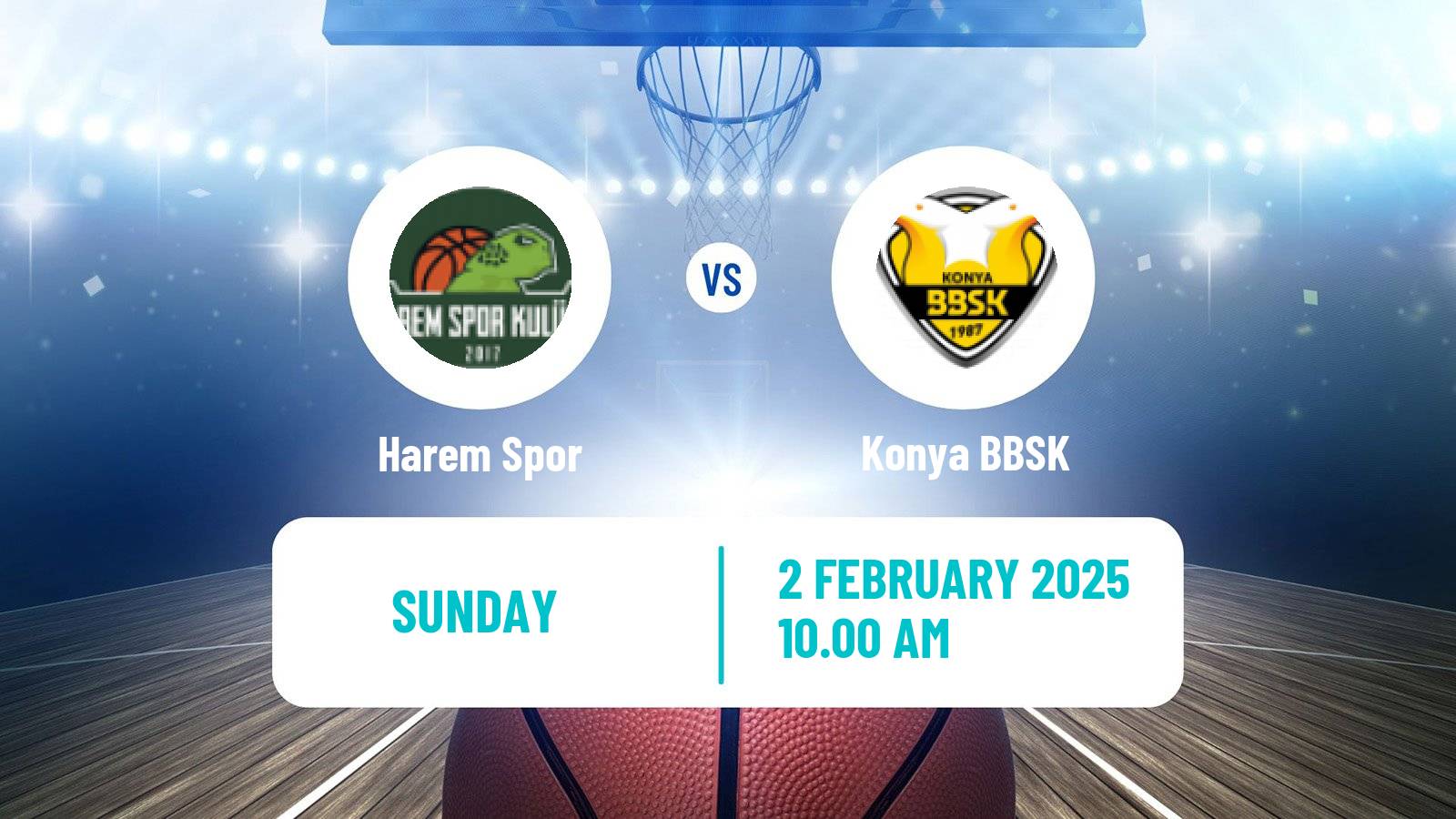 Basketball Turkish TBL Harem Spor - Konya BBSK