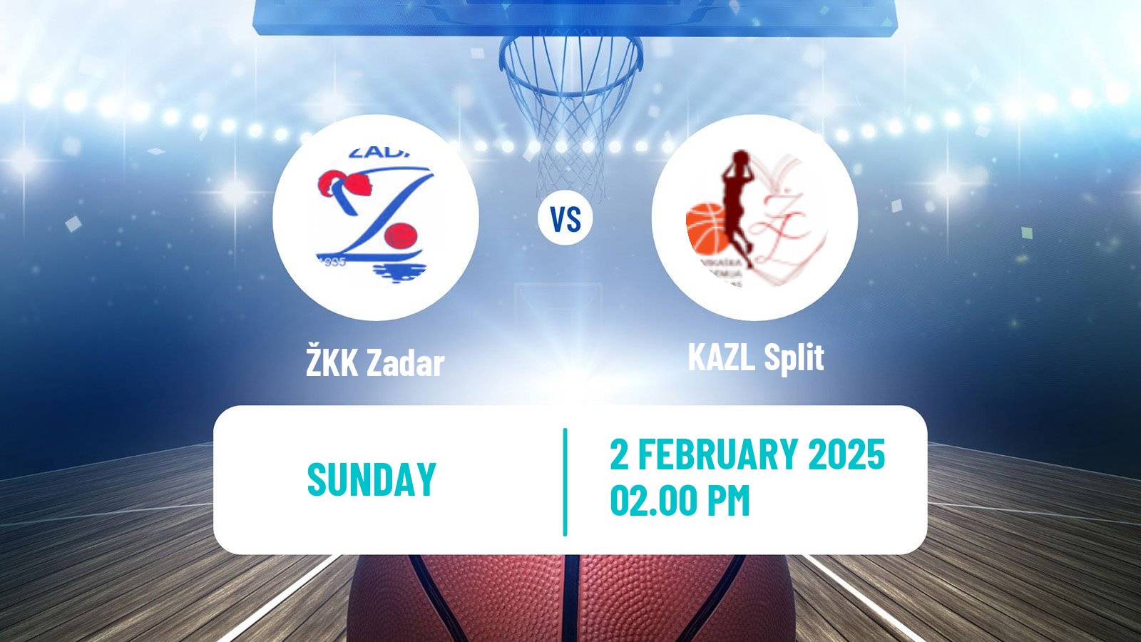 Basketball Croatian Premijer Liga Basketball Women Zadar - KAZL Split