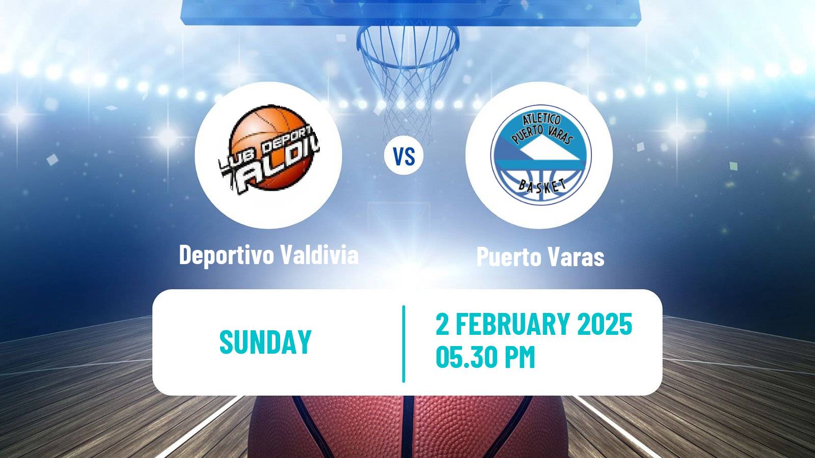 Basketball Chilean LNB Deportivo Valdivia - Puerto Varas