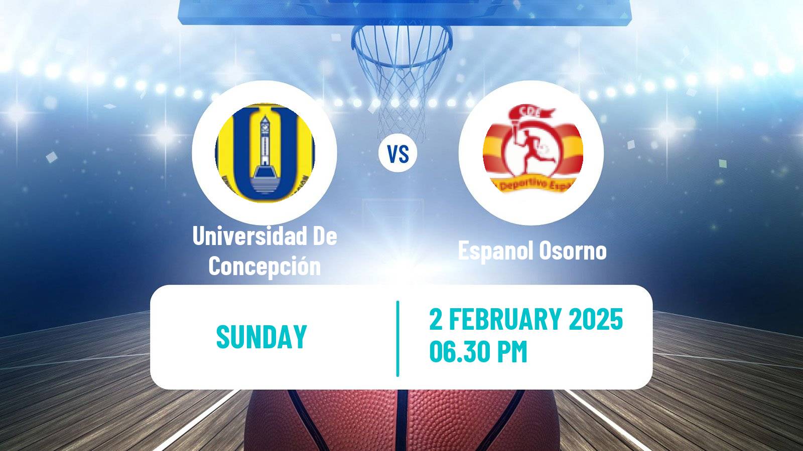 Basketball Chilean LNB Universidad De Concepción - Espanol Osorno