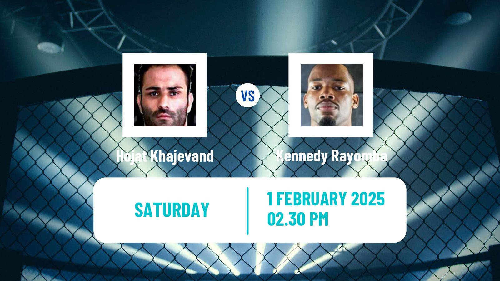 MMA Middleweight Tipsport Gamechanger Men Hojat Khajevand - Kennedy Rayomba