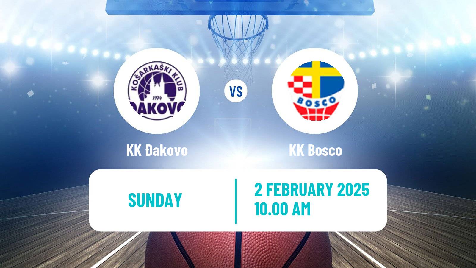 Basketball Croatian Prva Liga Basketball Đakovo - Bosco